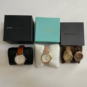 Marc Jacobs, Michael Kors (2), &Kate Spade Women's Watches - READ DESCRIPTION!
